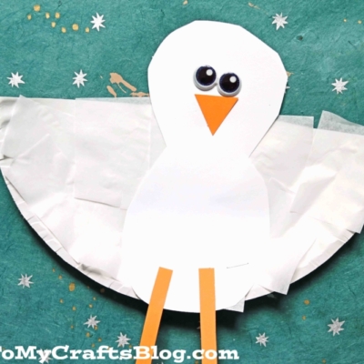 Paper Plate Seagull
