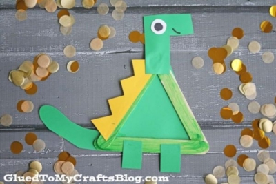 Popsicle Stick Dinosaur