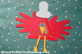 Popsicle Stick Little Red Hen - Kid Craft