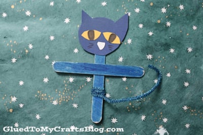 Popsicle Stick Pete The Cat