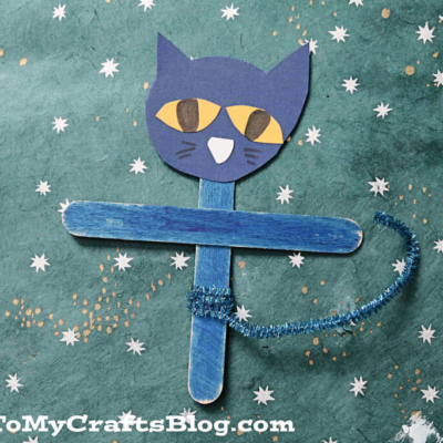 Popsicle Stick Pete The Cat
