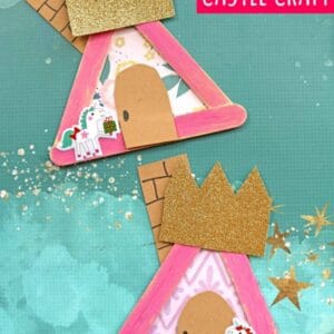 Popsicle Stick Princess Castle - Kid Craft Idea