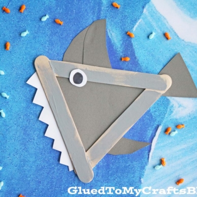 Popsicle Stick Shark