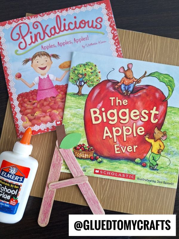 Popsicle Stick "A" is for Apple Craft