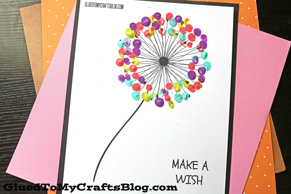 Thumbprint Dandelion Craft