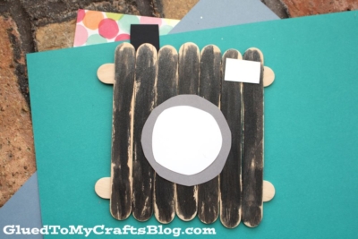 Popsicle Stick Camera Craft Idea For Kids