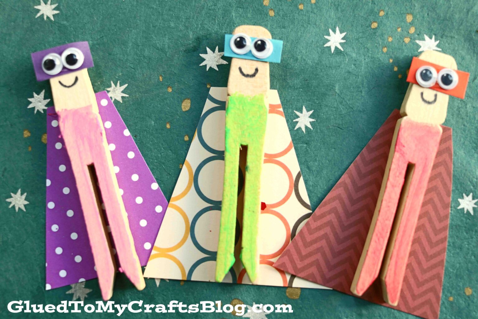 Clothespin Superhero Craft Idea For Kids