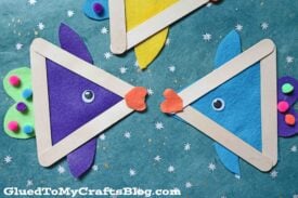 Popsicle Stick & Craft Felt Fish