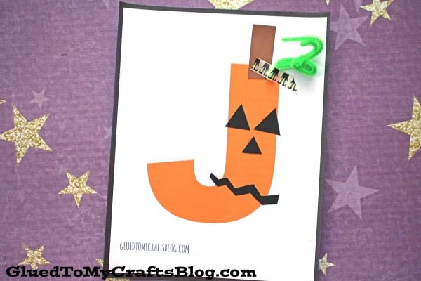 The Letter J is for Jack-O-Lantern Craft