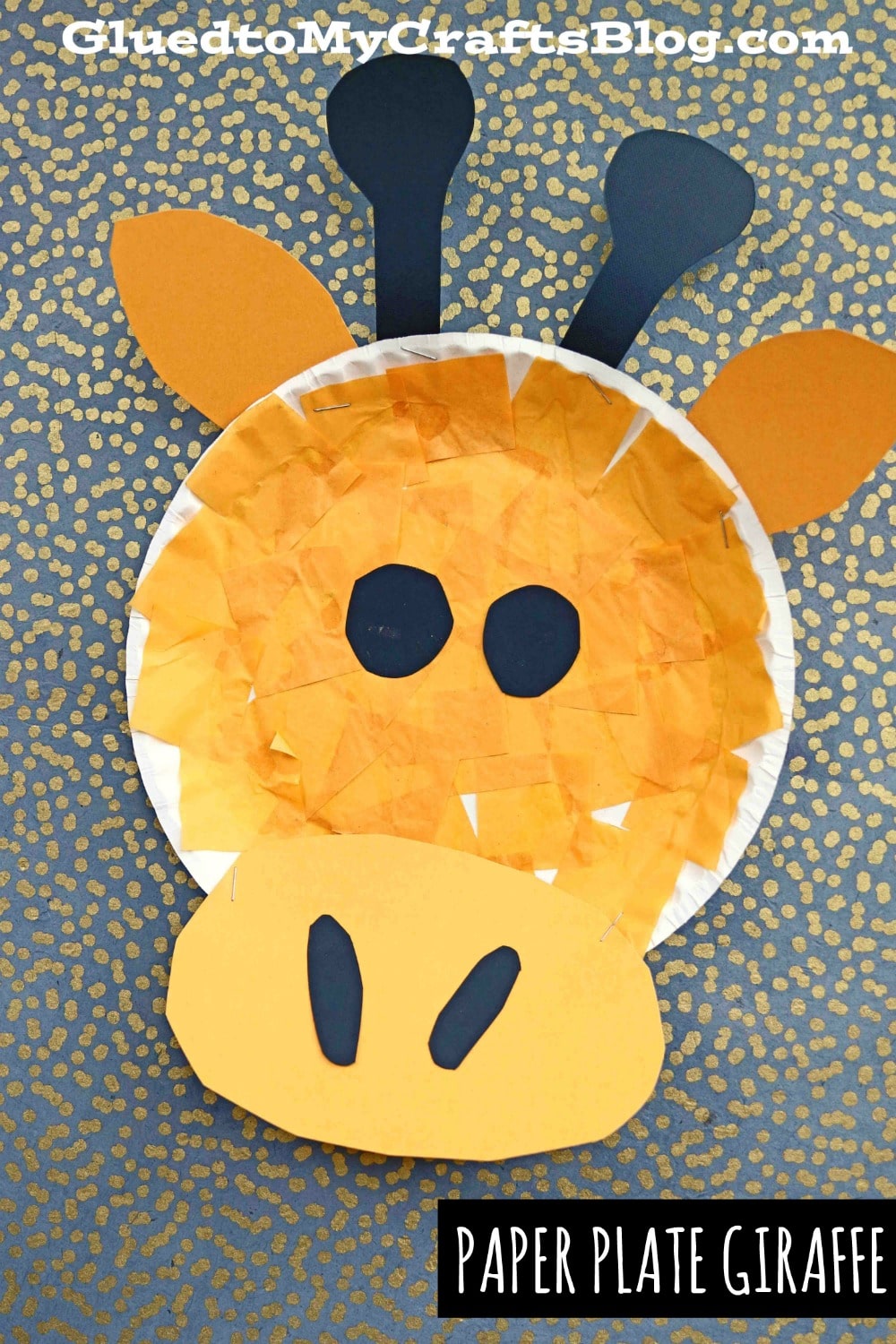 Tissue Paper &amp; Paper Plate Giraffe