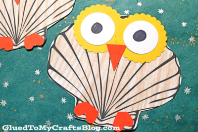 Paper Seashell Owl Craft For Kids To Tackle This Summer