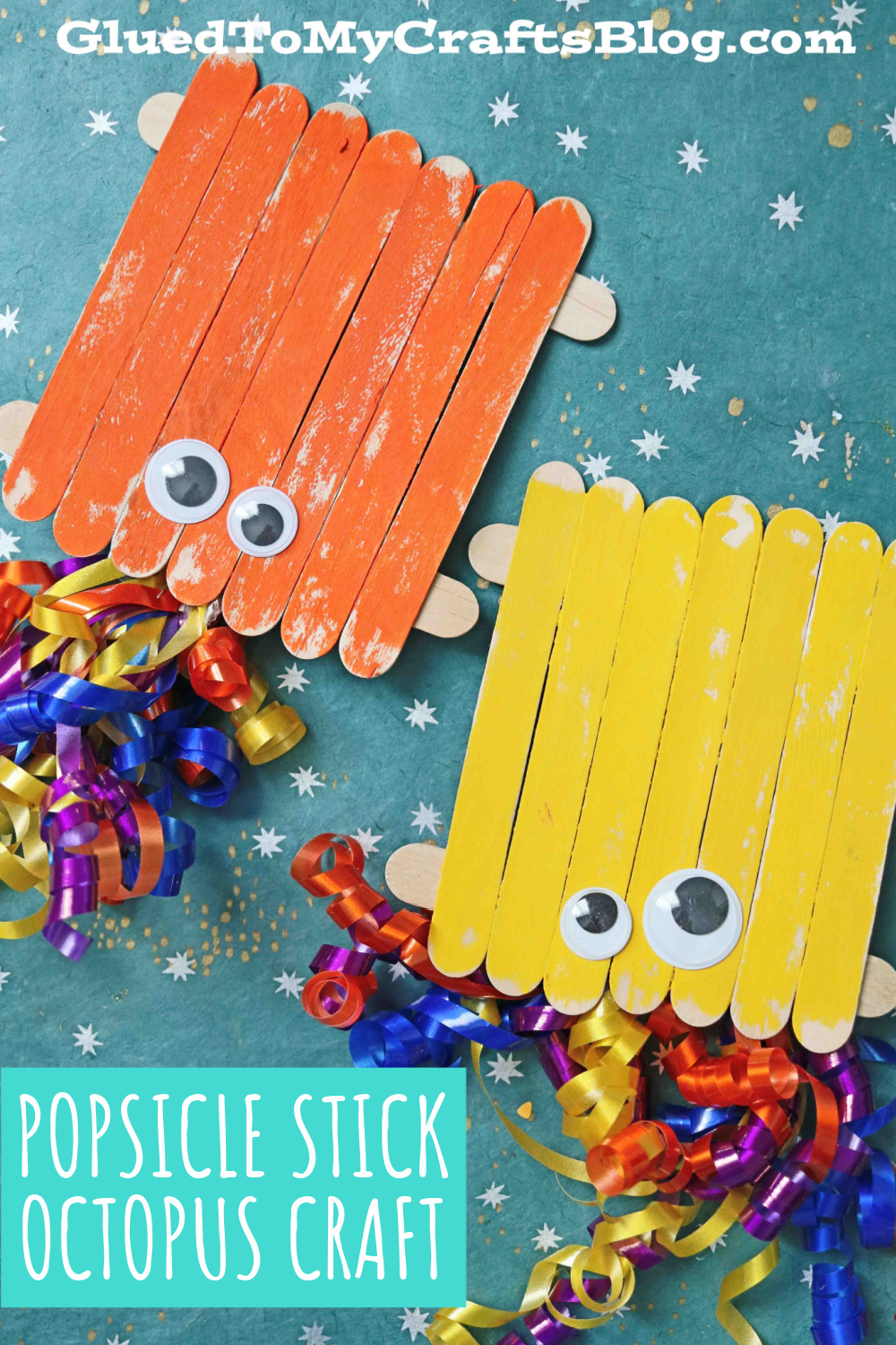 Popsicle Stick Octopus Craft Idea