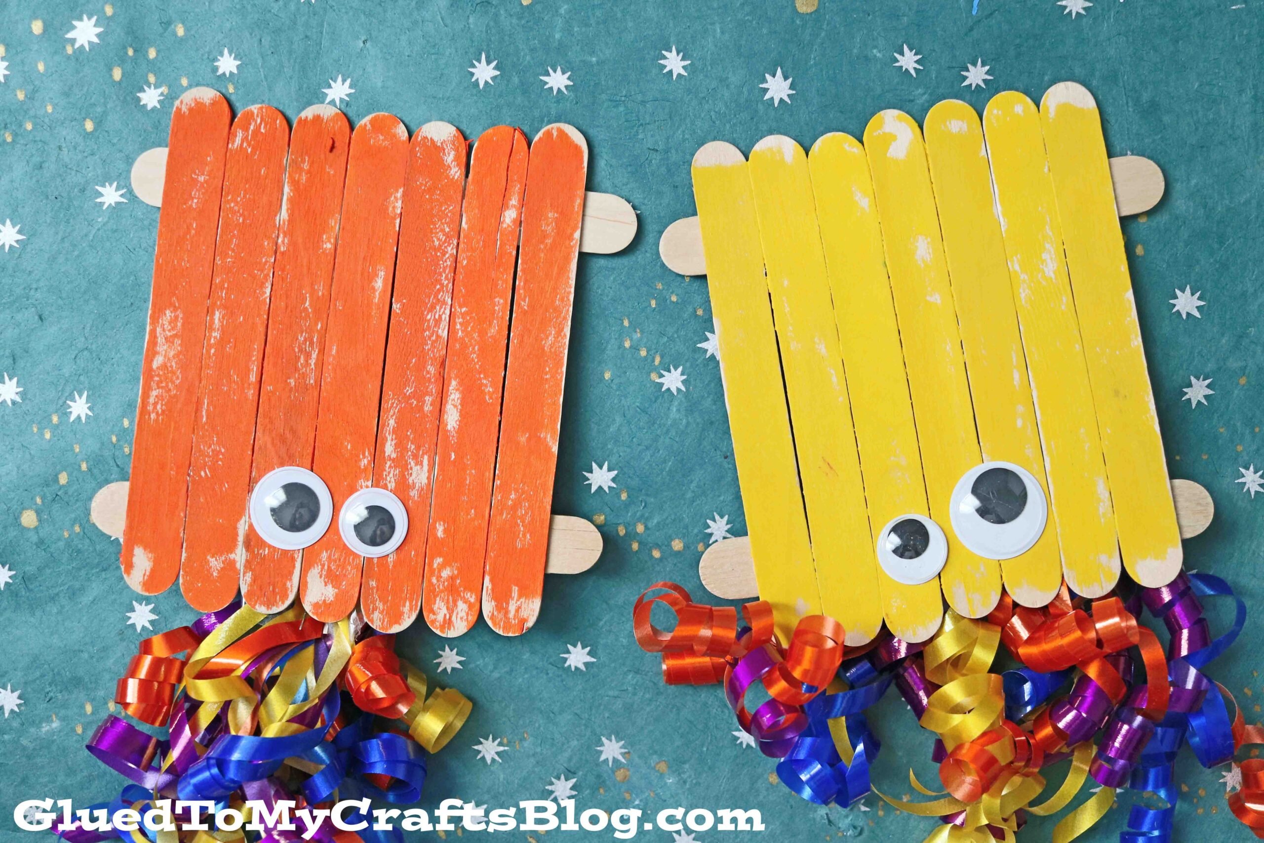 Popsicle Stick Octopus - Kid Craft