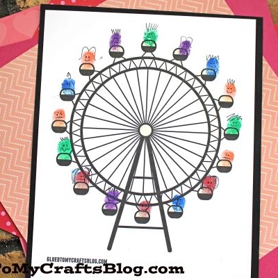 Thumbprint Ferris Wheel Craft