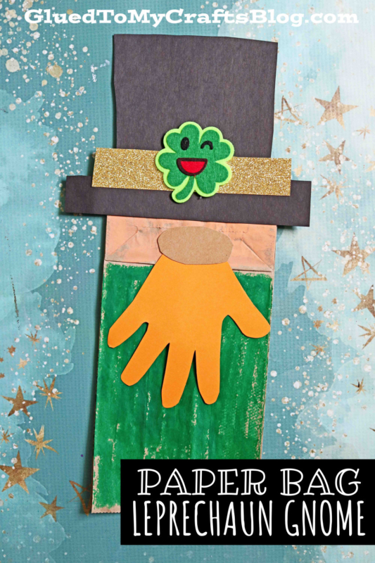 Paper Bag Leprechaun Gnome