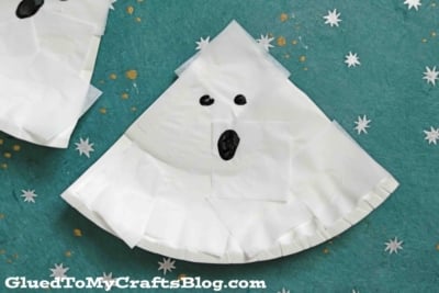 Tissue Paper & Paper Plate Ghosts