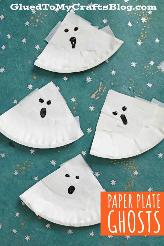 Tissue Paper & Paper Plate Ghosts