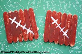 Popsicle Stick Footballs - Kid Craft