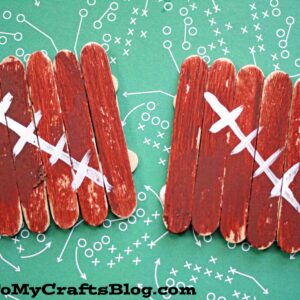 Popsicle Stick Footballs - Kid Craft