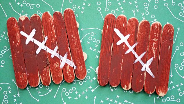 Popsicle Stick Footballs - Kid Craft