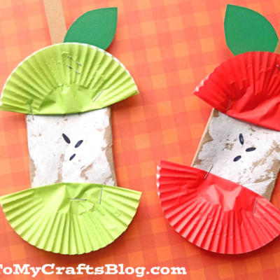 Cupcake Liner Toilet Paper Roll Apple