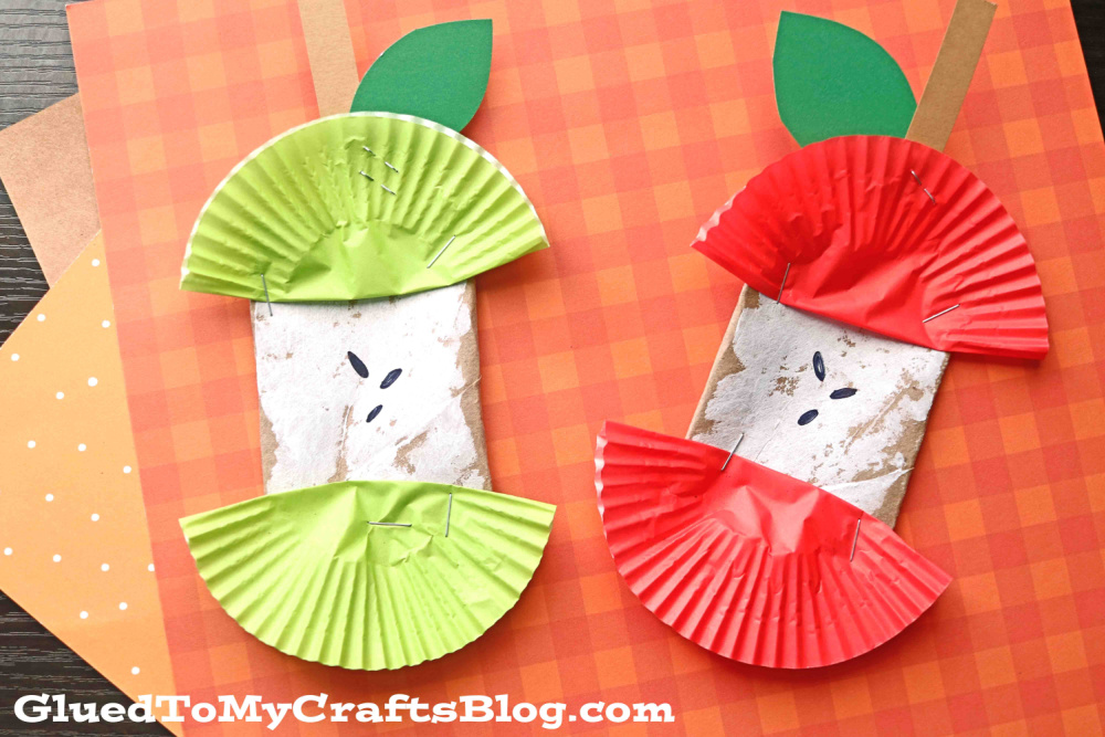 Cupcake Liner Toilet Paper Roll Apple