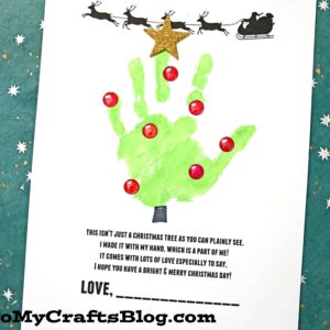 Handprint Holiday Poems For Christmas - Free Printables