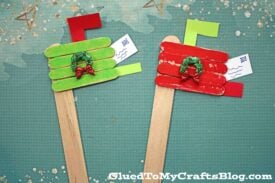 Popsicle Stick Christmas Mailbox - Kid Craft