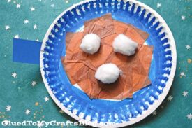 Paper Plate Hot Cocoa Mug - Kid Craft