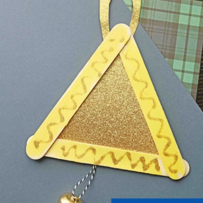 Popsicle Stick Christmas Bell