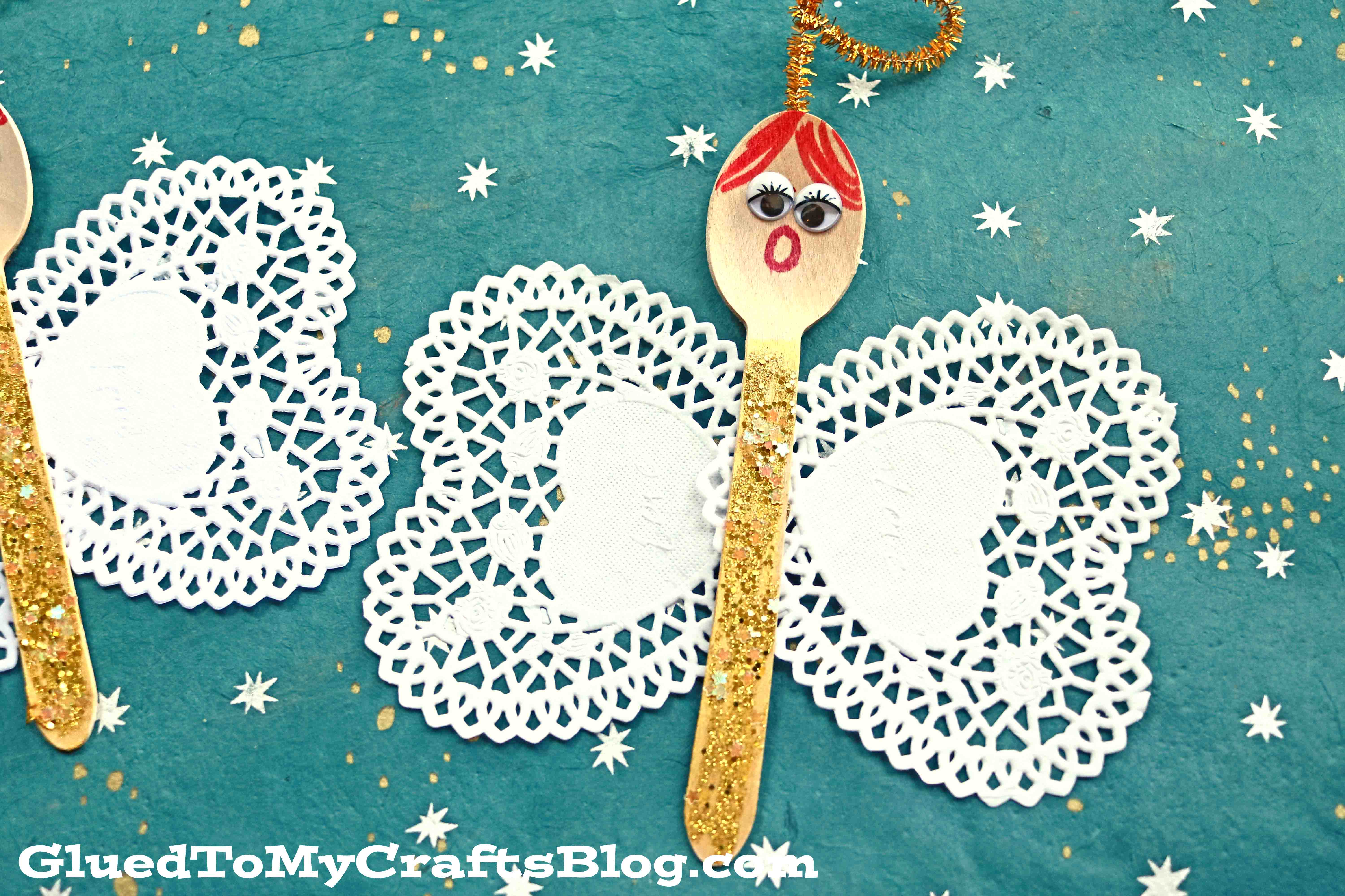 Wooden Spoon Christmas Angel - Kid Craft