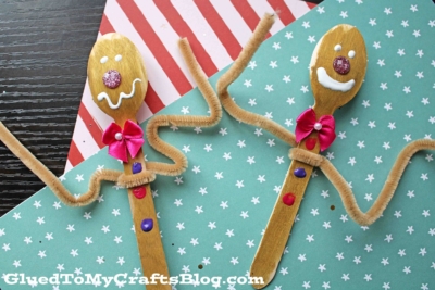 Wooden Spoon Gingerbread Man