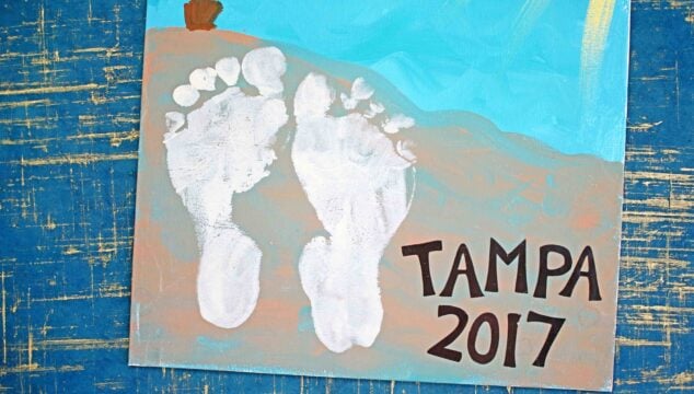 Footprints in the Sand - Keepsake Idea