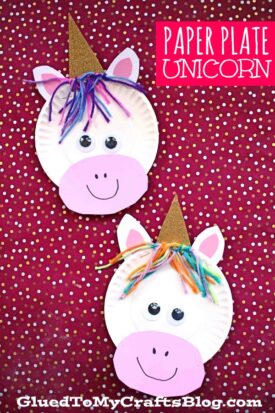 Paper Plate Unicorn - Kid Craft