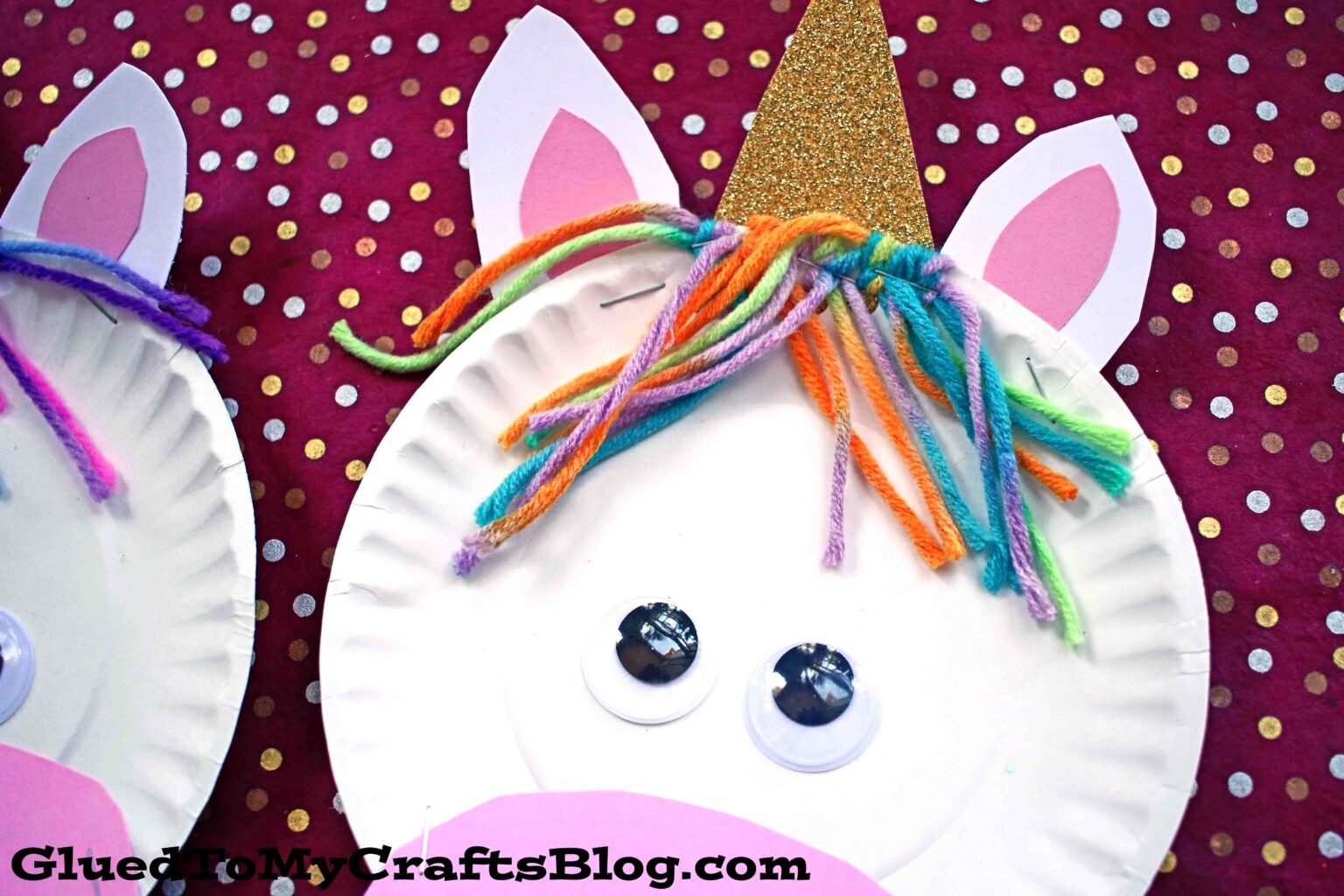 Paper Plate Unicorn Craft Idea For Kids
