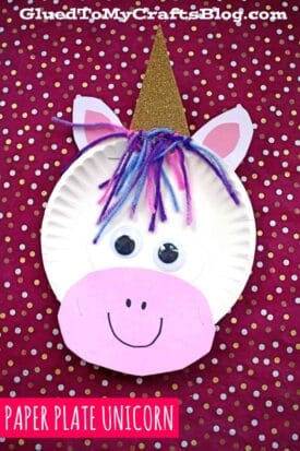Paper Plate Unicorn - Kid Craft
