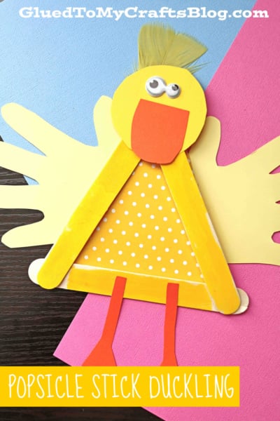 Popsicle Stick Duckling - Kid Craft
