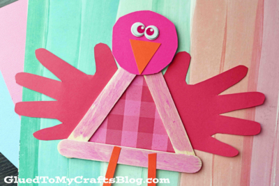 Popsicle Stick Love Bird - Kid Craft For Valentine's Day