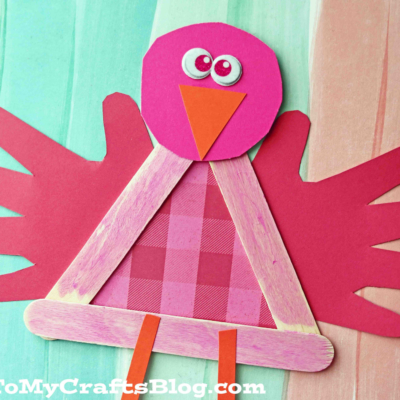 Popsicle Stick Love Bird - Kid Craft For Valentine's Day