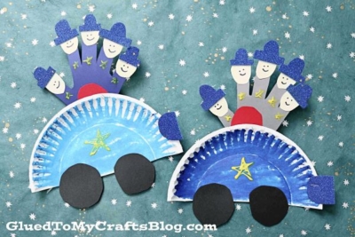 Paper Plate Police Car Craft