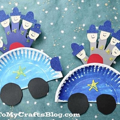 Paper Plate Police Car Craft