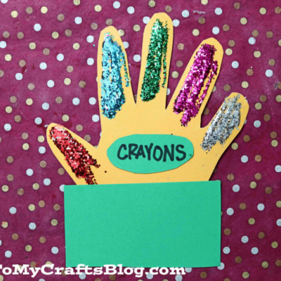 Handprint Box Of Crayons Keepsake Idea For Preschoolers