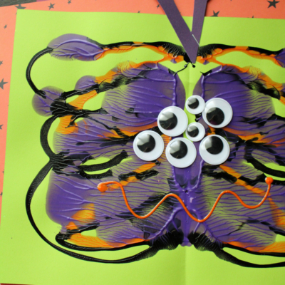 Paper and Paint Splat Monsters