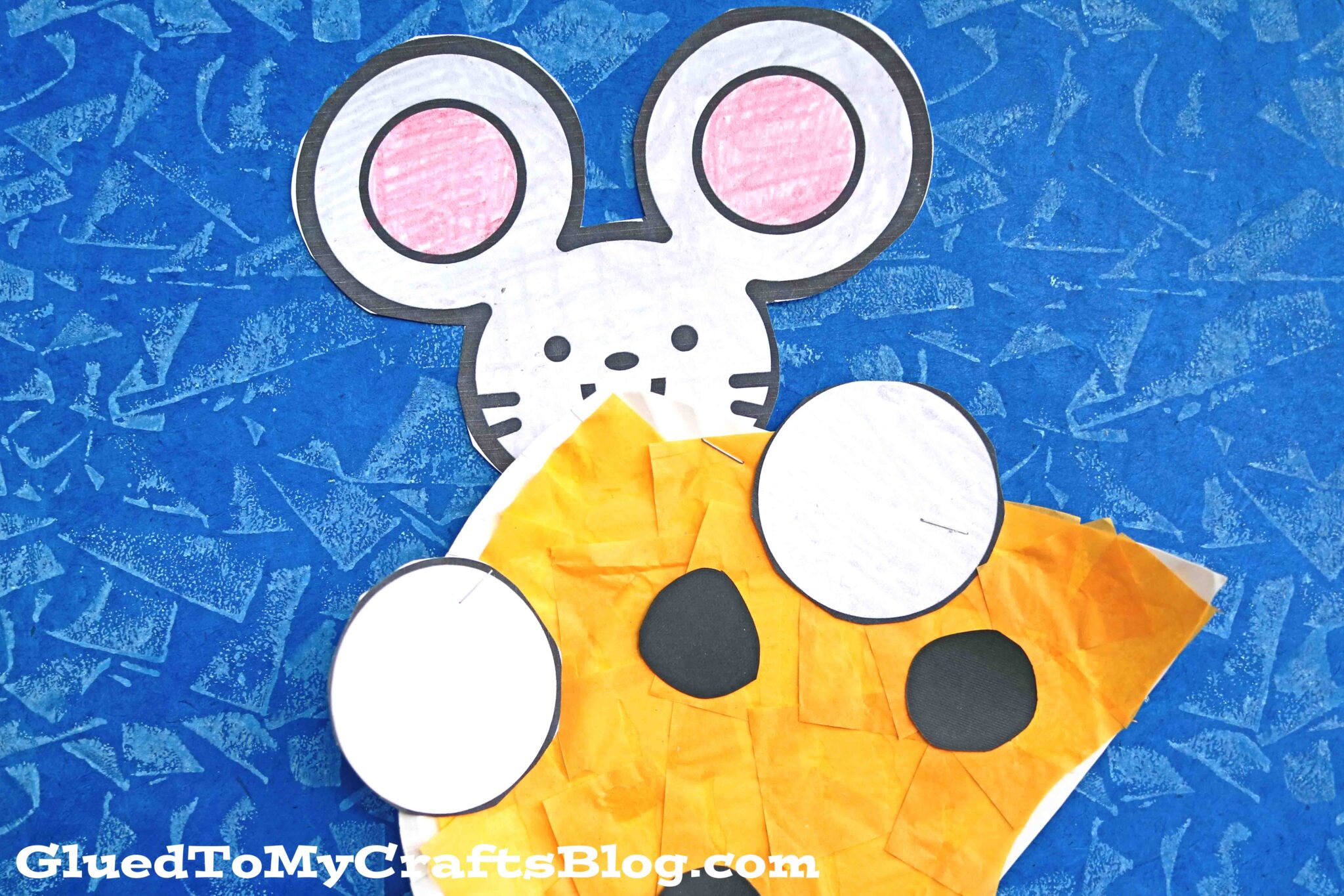 Paper Plate Cheese & Mouse Craft