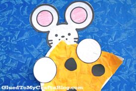 Paper Plate Cheese and Mouse - Kid Craft Idea