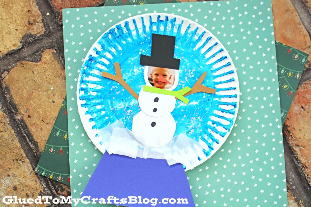 Step By step Black paper chalk snowman art project lesson simple holiday