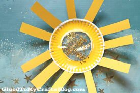 Paper Plate Suncatcher Sunshine - Kid Craft