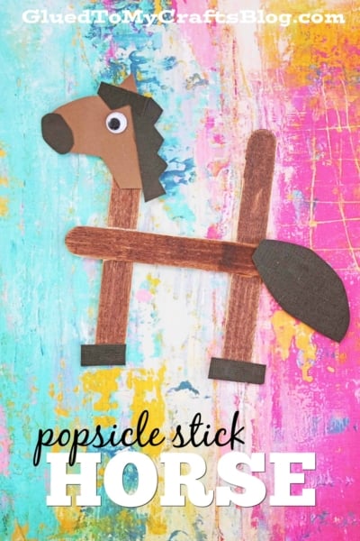 Popsicle Stick Horse - Kid Craft