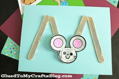 Popsicle Stick "M" is for Mouse