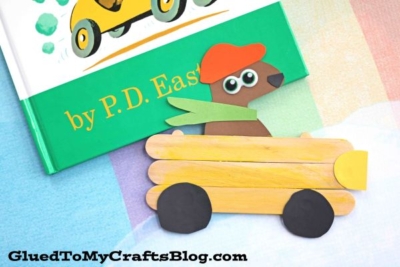 Go Dog Go Popsicle Stick Car Craft